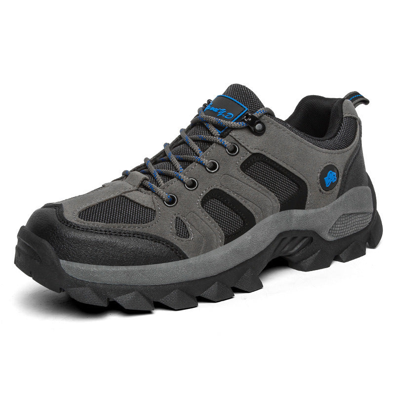 Herren nan robuster Trekkingschuh mit verstärkter Zehenkappe und rutschfester Profilsohle R&B