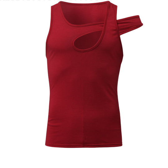 Herren Sportliches Ärmeloses Tanktop mit kreativem Design R&B