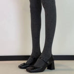 Damen Mary Jane Absatzschuhe mit dekorativen Schleifen und komfortablem Blockabsatz R&B