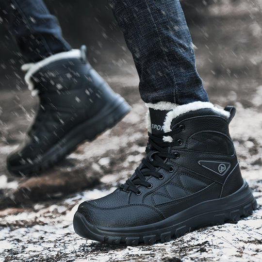 Damen gefütterte Winterstiefel mit rutschfester Sohle und isolierendem Innenfutter R&B