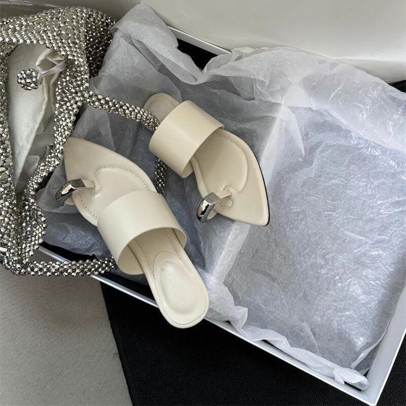 Damen elegante Mules mit funkelndem Design R&B