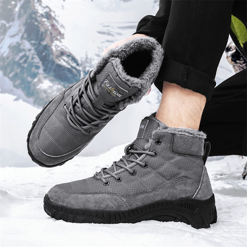 Damen Winterstiefel mit warmem Futter und rutschfester Sohle R&B