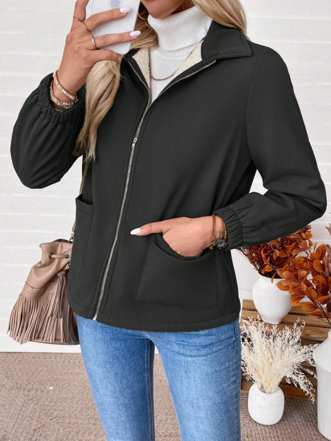 Damen Freizeitjacke mit Frontreißverschluss und praktischen Taschen R&B