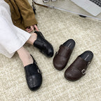 Damen Clogs mit modischem Riemendesign und komfortablem Fußbett R&B