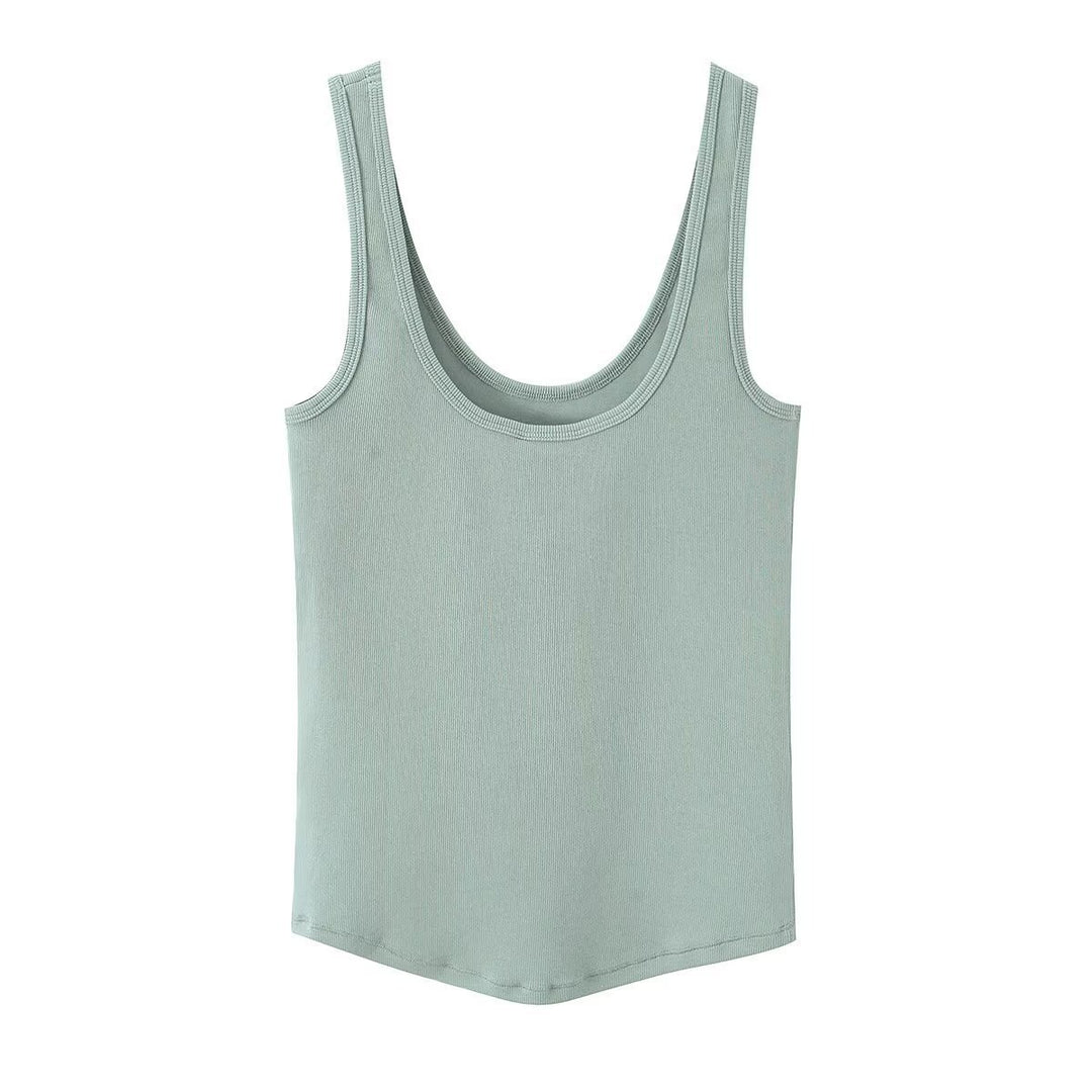 Damen Sportliches Basic Top R&B