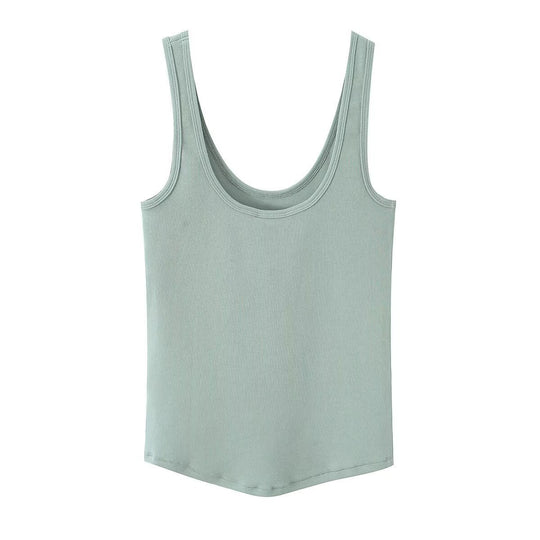 Damen Sportliches Basic Top R&B
