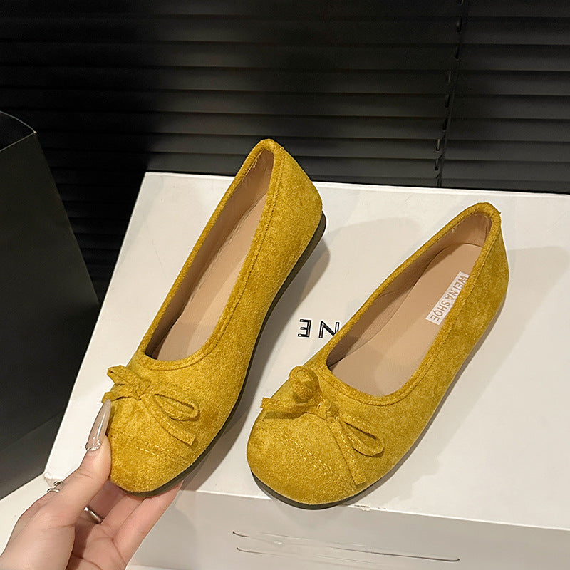 Damen Ballerina-Schuhe mit elegantem Schleifendetail R&B
