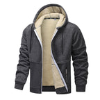 Herren kuschelige Fleecejacke mit hoher Wärmedämmung R&B
