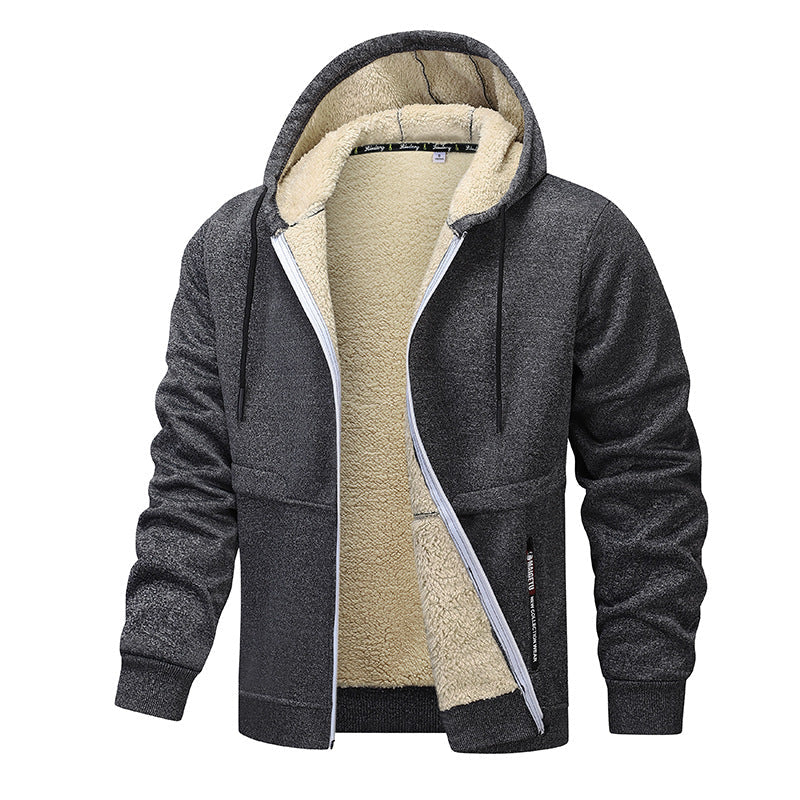 Herren kuschelige Fleecejacke mit hoher Wärmedämmung R&B