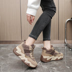 Damen Hohe Sneaker mit warmem Innenfutter und rutschfester Sohle R&B