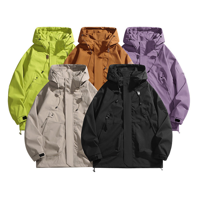 Damen Outdoor-Jacke mit verstellbarer Kapuze und atmungsaktiven Einsätzen R&B