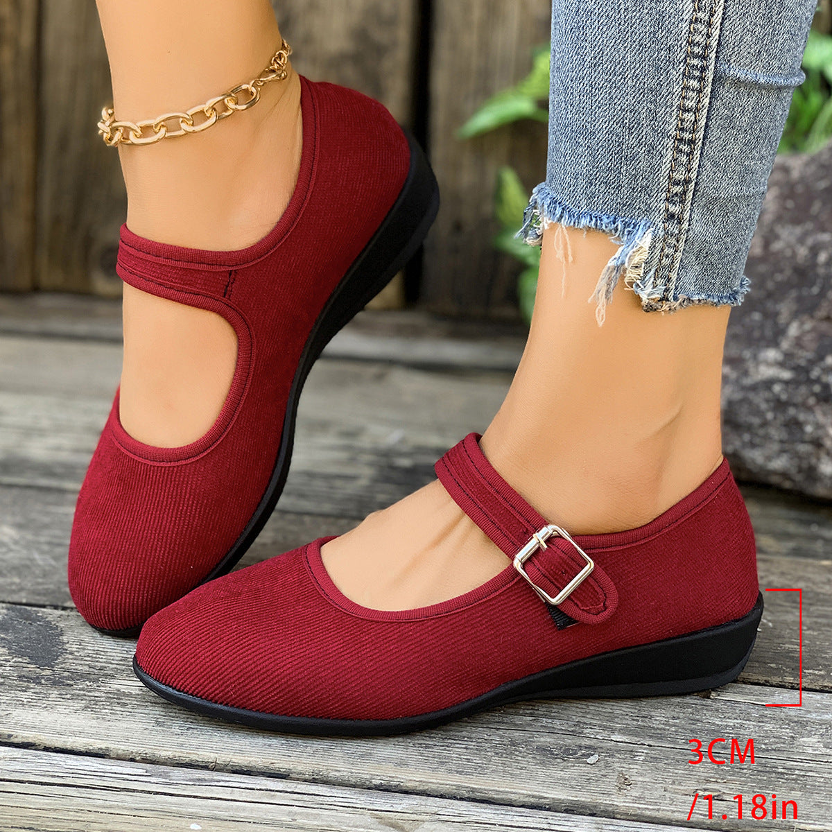 Damen Elegante und komfortable Mary Jane Schuhe