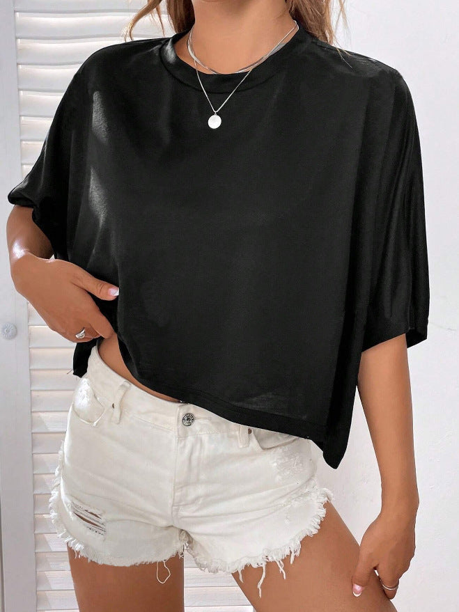 Damen Crop-Top mit weitem Schnitt R&B