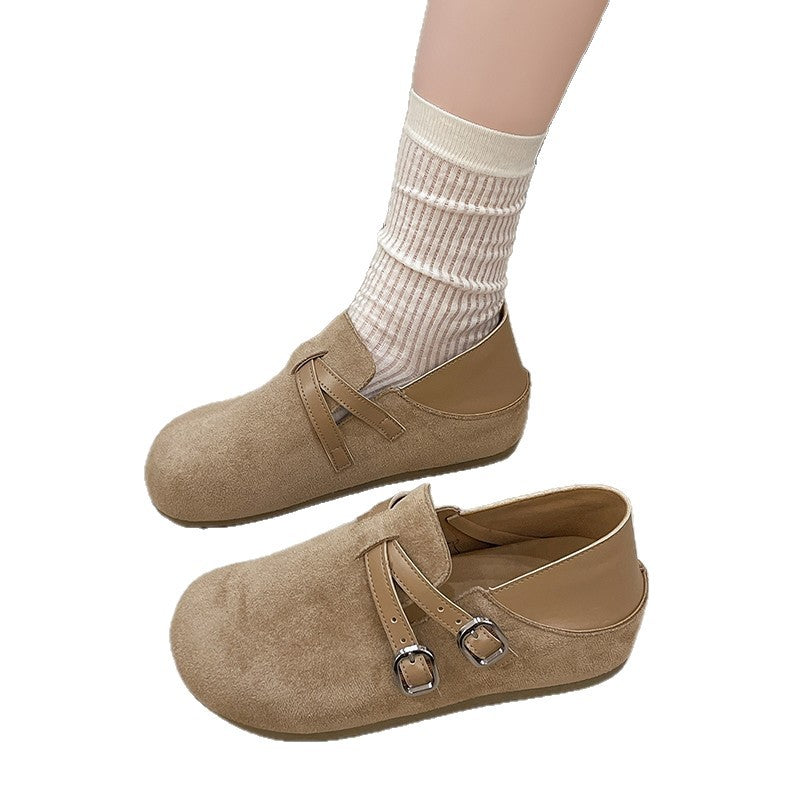 Damen Clogs mit modischem Riemendesign und komfortabler Sohle R&B