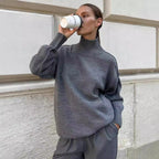 Damen Modischer Rollkragenpullover R&B