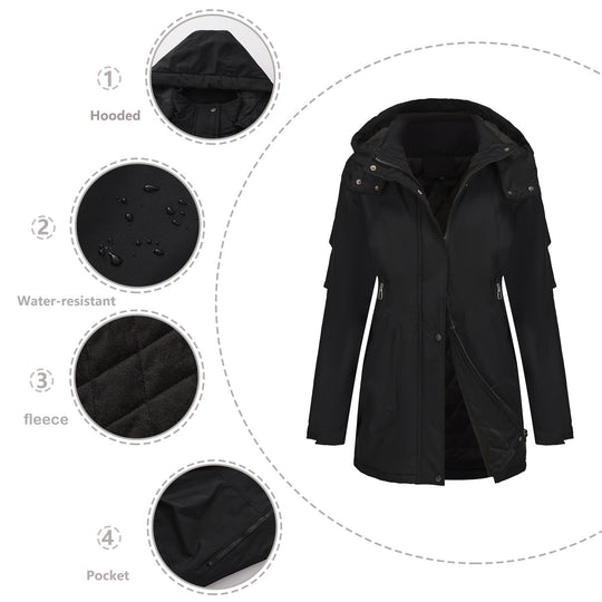 Damen funktionale Winterjacke R&B