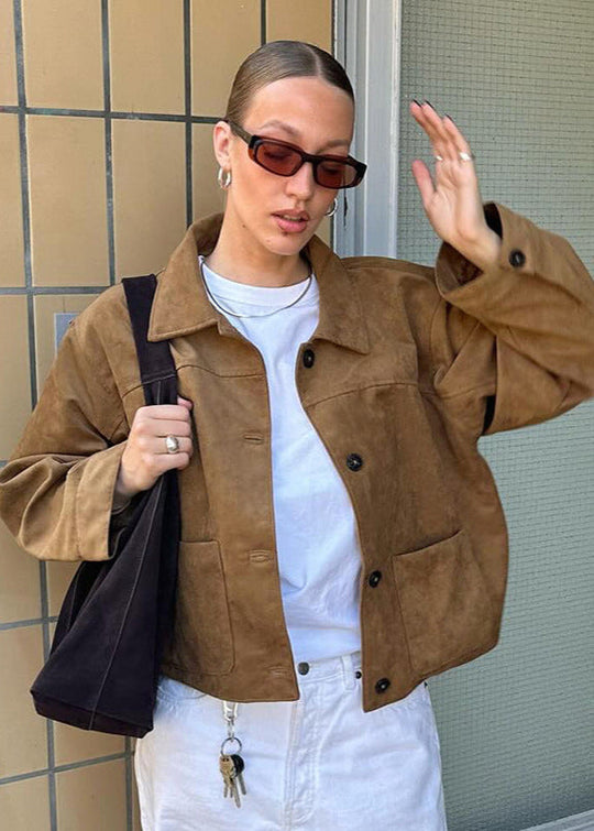 R&B | Luxuriöse Wildlederjacke