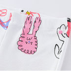 Mädchen Leggings mit buntem, verspieltem Motiv R&B