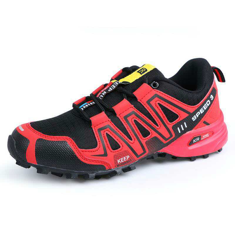 Damen Trailrunning-Schuhe mit rutschfester Sohle und atmungsaktiver Mesh-Oberfläche R&B
