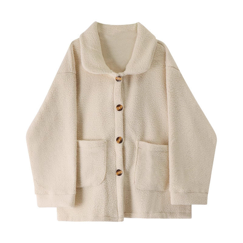 R&B | Stylische Jacke Im Teddy-Design