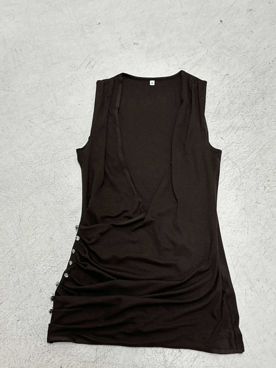 Damen Eleganter und figurbetonter Jumpsuit mit tiefem Ausschnitt R&B