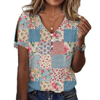 Damen Glitzernde V-Pullover Bluse