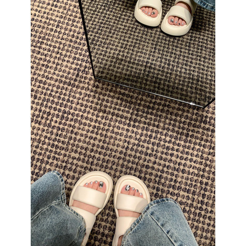 Damen komfortable Badesandalen mit anatomischem Fußbett und rutschfester Sohle R&B