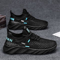 Damen Leichte Lauf-Sneaker mit atmungsaktivem Mesh-Obermaterial und rutschfester Sohle