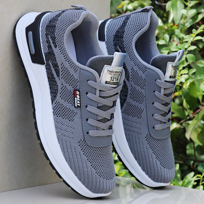 Damen Atmungsaktive Laufsneaker mit flexiblem Mesh-Obermaterial und dämpfender Sohle R&B