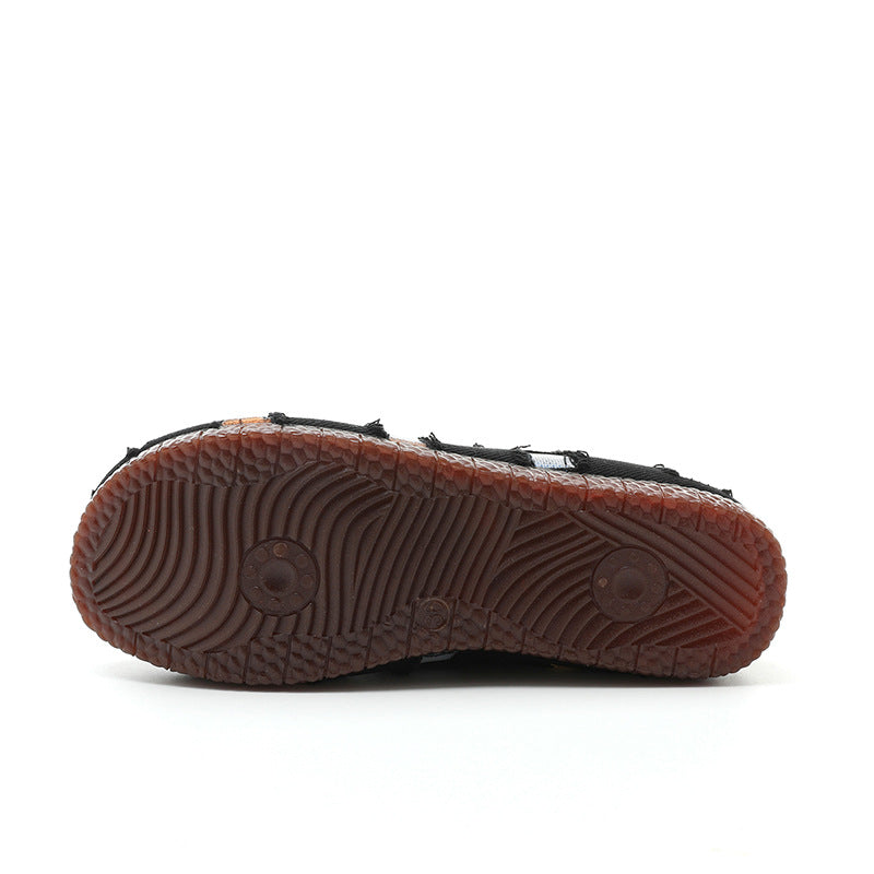 Damen Slip-On Hausschuhe mit atmungsaktiver Obermaterialstruktur und flexibler Sohle R&B