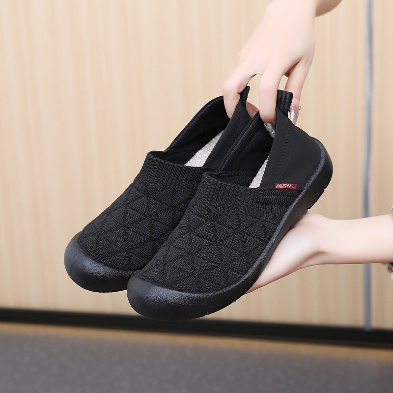 Damen Komfortable Slip-On Sneakers R&B