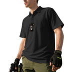 Herren Polo-Shirt mit atmungsaktivem Mesh-Gewe und praktischer Brusttasche
