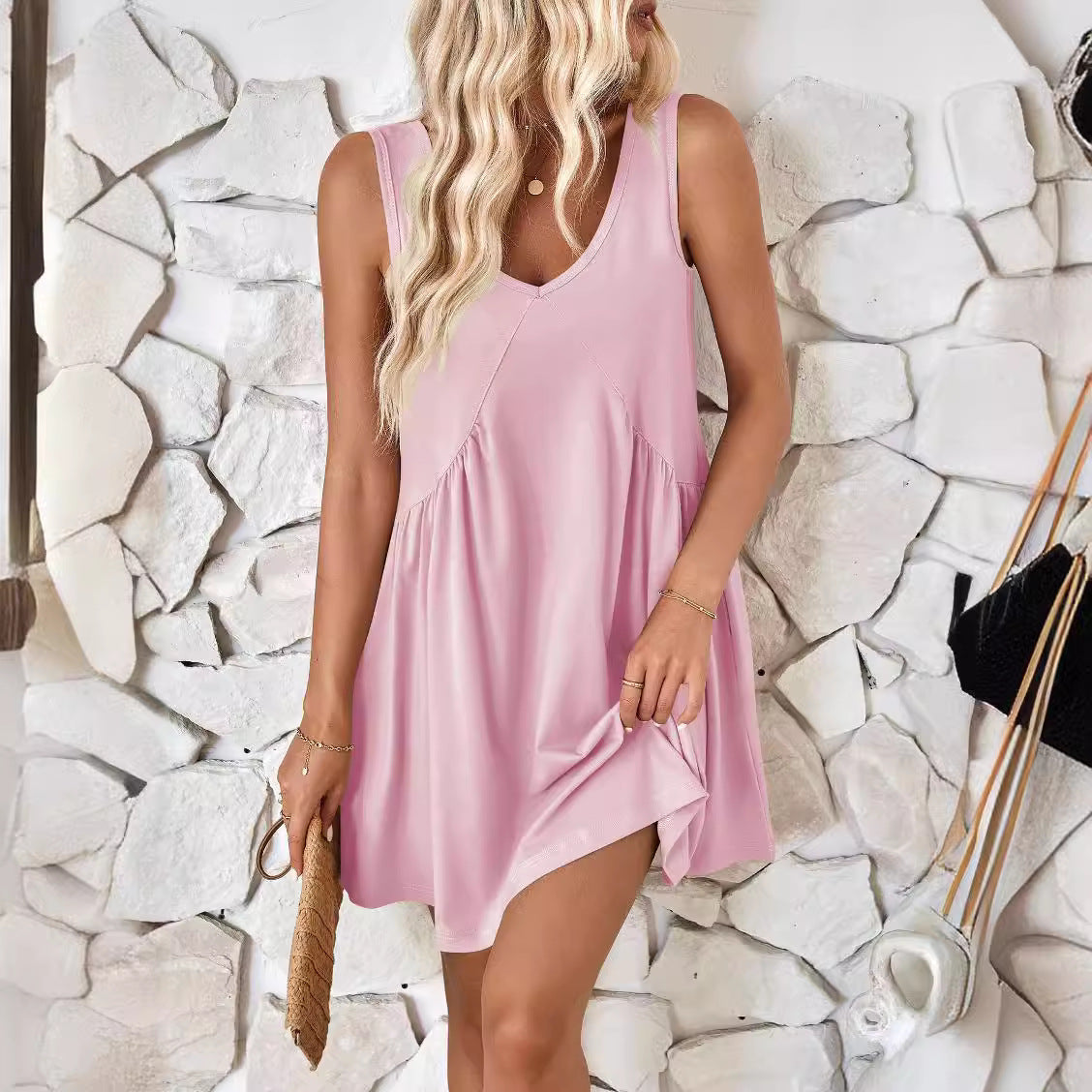 Damen Freizeitkleid aus leichtem, atmungsaktivem Material R&B