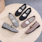 Damen elegante Ballerinas mit verstellbarem Riemen R&B