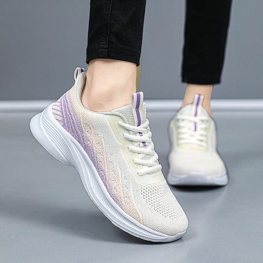 Damen Modische Laufschuhe mit atmungsaktivem Obermaterial und flexibler Dämpfung R&B