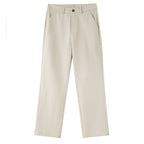 Damen elegante Stoffhose mit elastischem Bund