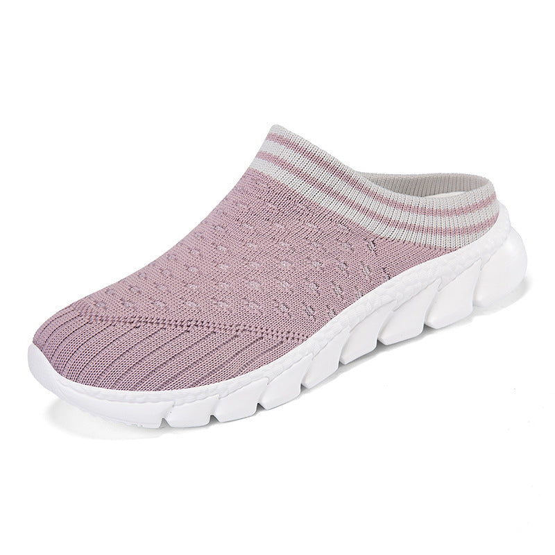Damen nan Strick-Mule mit sockenhaftem Schaft und gedämpfter Segmentlaufsohle R&B