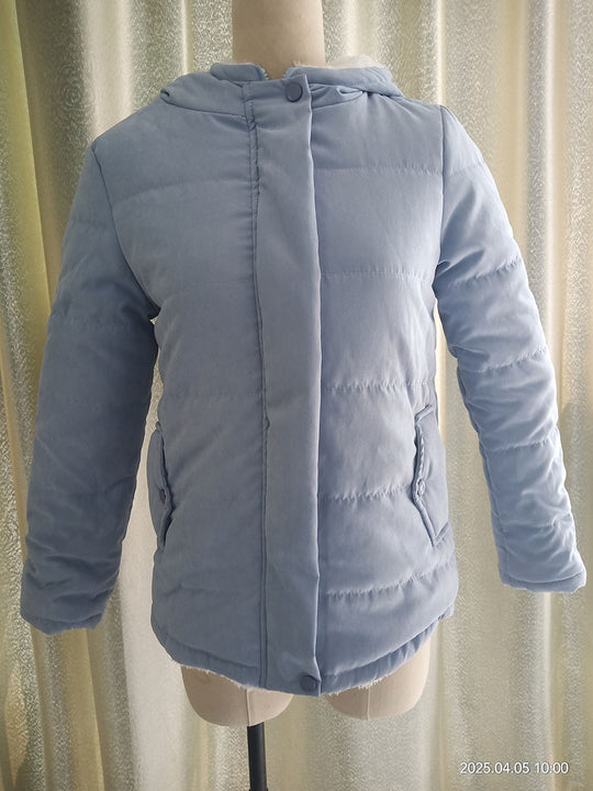 Damen gesteppte Übergangsjacke mit kuscheligem Fleece-Innenfutter und praktischen Taschen R&B
