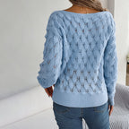 R&B | Hohlstrickpullover Mit Feinem Detailmuster