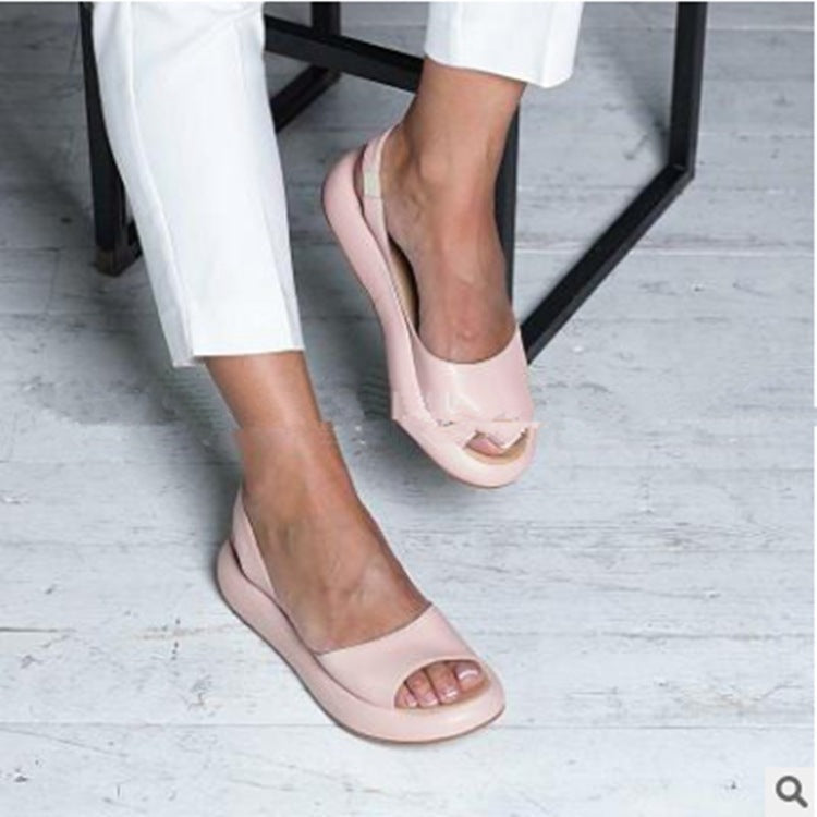 Damen bequeme Sandalen mit offenem Zehenbereich und anatomischer Fußbettung R&B