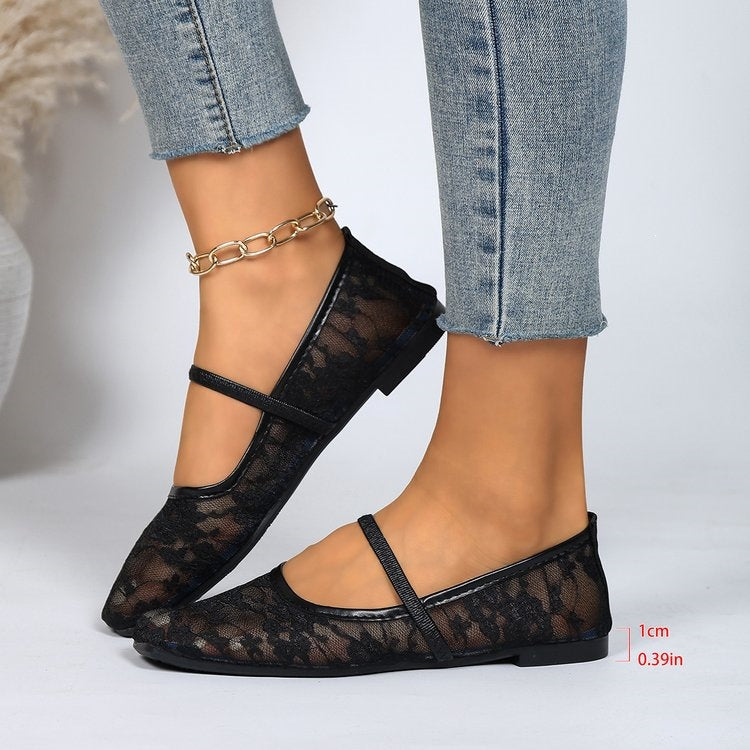 Damen elegante und atmungsaktive Ballerinas R&B