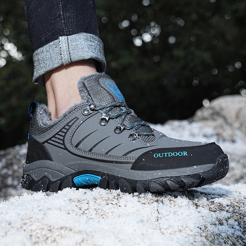 Herren Outdoor-Schnürschuhe mit isolierendem Futter und rutschfester Sohle R&B