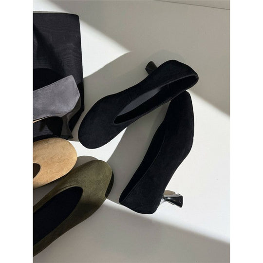 Damen elegante Pumps mit modischem Trichterabsatz R&B