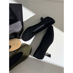 Damen elegante Pumps mit modischem Trichterabsatz R&B
