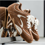 Damen Bequeme Sneakers aus Wildleder mit atmungsaktiver Sohle R&B