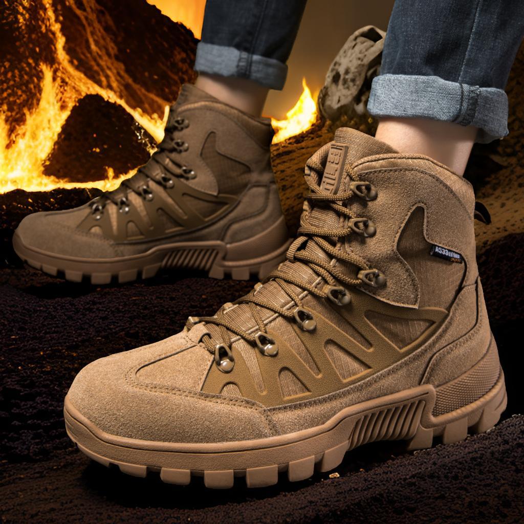 Herren robuste Outdoor-Stiefel mit isolierender Sohle und strapazierfähigem Obermaterial R&B
