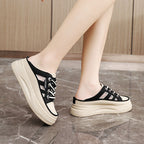 Damen Komfortable Slip-On Sneakers mit trendigem Plateau R&B
