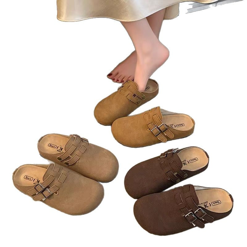 Damen Bequeme Clogs mit modischem Kettenverschluss