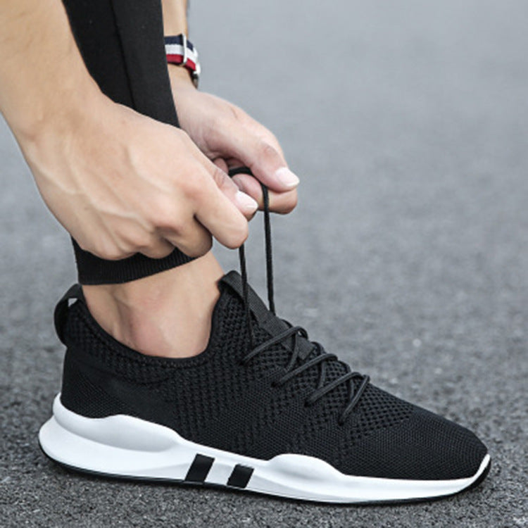 Damen Sportliche Leichtgewicht Sneakers mit atmungsaktiver Strickoberfläche R&B
