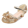 Mädchen Ballerina Schuhe mit funkelndem Blumenmotiv R&B